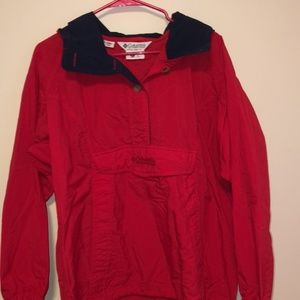 Vintage Columbia Red Weather Jacket
